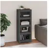 Image de Bibliothèque Gris 50x35x125,5 cm Bois de pin massif821711