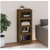 Image de Bibliothèque Marron miel 50x35x125,5 cm Bois de pin massif