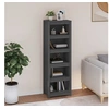 Image de Bibliothèque Gris 50x35x154 cm Bois de pin massif821716