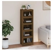 Image de Bibliothèque Marron miel 50x35x154 cm Bois de pin massif821717