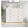 Image de Armoire latérale Blanc 100x40x90 cm Bois de pin massif