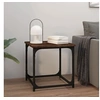 Image de Table d appoint Chêne fumé 40x40x40 cm Bois d ingénierie