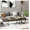 Image de Tables basses 2 pcs Chêne sonoma Bois d ingénierie