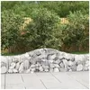 Image de Schanskorven 6 st gewelfd 200x30x40/60 cm gegalvaniseerd ijzer3145371