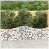 Image de 2x Paniers à Gabions Arqués Cages à Gabions Arquées Murs de Gabion Barrières de Jardin Terrasse Extérieur 3145598