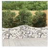 Image de 7x Paniers à Gabions Arqués Cages à Gabions Arquées Murs de Gabion Barrières de Jardin Terrasse Extérieur 3145603
