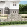 Image de Schanskorven 10 st gewelfd 200x50x140/160 cm ijzer3145690