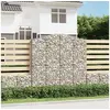 Image de Schanskorven 4 st gewelfd 200x50x200/220 cm ijzer3145747