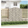 Image de 8x Paniers à Gabions Arqués Cages à Gabions Arquées Murs de Gabion Barrières de Jardin Terrasse Extérieur 3145772