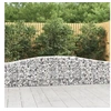 Image de 2x Paniers à Gabions Arqués Cages à Gabions Arquées Murs de Gabion Barrières de Jardin Terrasse Extérieur 3145800