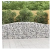 Image de 2x Paniers à Gabions Arqués Cages à Gabions Arquées Murs de Gabion Barrières de Jardin Terrasse Extérieur 3145813