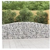 Image de 3x Paniers à Gabions Arqués Cages à Gabions Arquées Murs de Gabion Barrières de Jardin Terrasse Extérieur 3145814