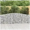 Image de 9x Paniers à Gabions Arqués Cages à Gabions Arquées Murs de Gabion Barrières de Jardin Terrasse Extérieur 3145820