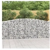 Image de 4x Paniers à Gabions Arqués Cages à Gabions Arquées Murs de Gabion Barrières de Jardin Terrasse Extérieur 3145828