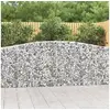 Image de 8x Paniers à Gabions Arqués Cages à Gabions Arquées Murs de Gabion Barrières de Jardin Terrasse Extérieur 3145832