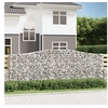 Image de Schanskorven 8 st gewelfd 400x30x140/160 cm ijzer3145858