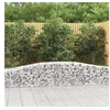 Image de 4x Paniers à Gabions Arqués Cages à Gabions Arquées Murs de Gabion Barrières de Jardin Terrasse Extérieur 3145919