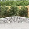 Image de 5x Paniers à Gabions Arqués Cages à Gabions Arquées Murs de Gabion Barrières de Jardin Terrasse Extérieur 3145920