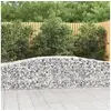 Image de 5x Paniers à Gabions Arqués Cages à Gabions Arquées Murs de Gabion Barrières de Jardin Terrasse Extérieur 3145933