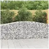Image de 8x Paniers à Gabions Arqués Cages à Gabions Arquées Murs de Gabion Barrières de Jardin Terrasse Extérieur 3145949