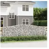 Image de Schanskorven 3 st gewelfd 400x50x120/140 cm ijzer3145970