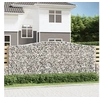 Image de Schanskorven 2 st gewelfd 400x50x160/180 cm ijzer3145995