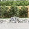 Image de Schanskorven 15 st gewelfd 200x30x40/60 cm gegalvaniseerd ijzer3146060