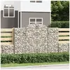 Image de Schanskorven 9 st gewelfd 200x30x140/160 cm ijzer3146159