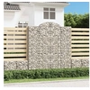 Image de Schanskorven 3 st gewelfd 200x30x220/240 cm ijzer3146237