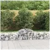 Image de Schanskorven 15 st gewelfd 200x50x40/60 cm gegalvaniseerd ijzer3146270