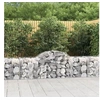 Image de Schanskorven 10 st gewelfd 200x50x60/80 cm gegalvaniseerd ijzer3146286