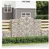 Image de Schanskorven 9 st gewelfd 200x50x140/160 cm ijzer3146369