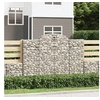 Image de Schanskorven 10 st gewelfd 200x50x140/160 cm ijzer3146370