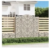 Image de Schanskorven 5 st gewelfd 200x50x200/220 cm ijzer3146428
