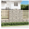 Image de Schanskorven 10 st gewelfd 200x50x200/220 cm ijzer3146433