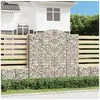 Image de Schanskorven 12 st gewelfd 200x50x200/220 cm ijzer3146435