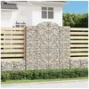 Image de Schanskorven 12 st gewelfd 200x50x220/240 cm ijzer3146456