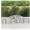 Image de Schanskorven 6 st gewelfd 300x30x60/80 cm gegalvaniseerd ijzer3146489
