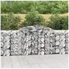 Image de Schanskorven 2 st gewelfd 300x50x80/120 cm ijzer3146701