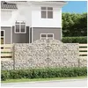 Image de Schanskorven 8 st gewelfd 300x50x140/160 cm ijzer3146743