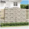 Image de Schanskorven 4 st gewelfd 300x50x220/240 cm ijzer3146811