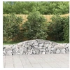 Image de Schanskorven 2 st gewelfd 400x30x40/60 cm ijzer3146827