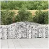 Image de 7x Paniers à Gabions Arqués Cages à Gabions Arquées Murs de Gabion Barrières de Jardin Terrasse Extérieur 3146858