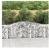 Image de 8x Paniers à Gabions Arqués Cages à Gabions Arquées Murs de Gabion Barrières de Jardin Terrasse Extérieur 3146859