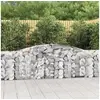Image de 9x Paniers à Gabions Arqués Cages à Gabions Arquées Murs de Gabion Barrières de Jardin Terrasse Extérieur 3146860