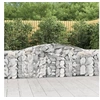 Image de 9x Paniers à Gabions Arqués Cages à Gabions Arquées Murs de Gabion Barrières de Jardin Terrasse Extérieur 3146873