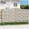 Image de Schanskorven 7 st gewelfd 400x30x220/240 cm ijzer3146949