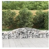 Image de 3x Paniers à Gabions Arqués Cages à Gabions Arquées Murs de Gabion Barrières de Jardin Terrasse Extérieur 3146958