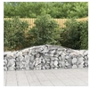 Image de 3x Paniers à Gabions Arqués Cages à Gabions Arquées Murs de Gabion Barrières de Jardin Terrasse Extérieur 3146971