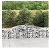 Image de 7x Paniers à Gabions Arqués Cages à Gabions Arquées Murs de Gabion Barrières de Jardin Terrasse Extérieur 3146975